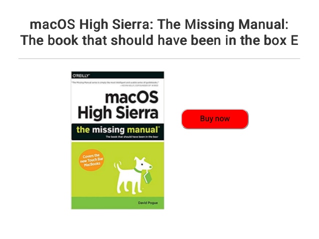 rules of survival for mac os high sierra